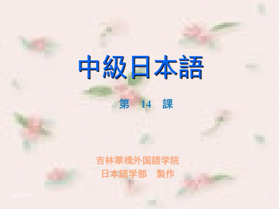 中级14课(本文)PPT课件_第1页