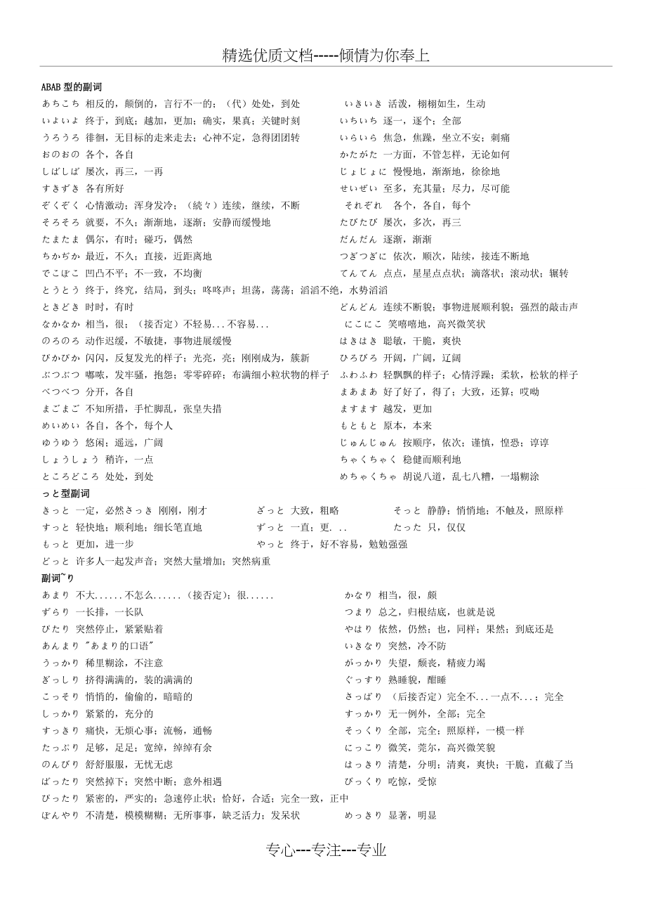 日语能力等级测试N2-副词(共2页)_第1页