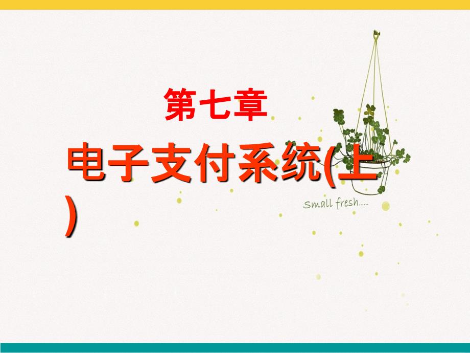 《电子支付系统上》_第1页