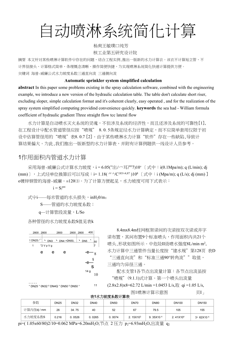 自动喷淋系统简化计算_第1页