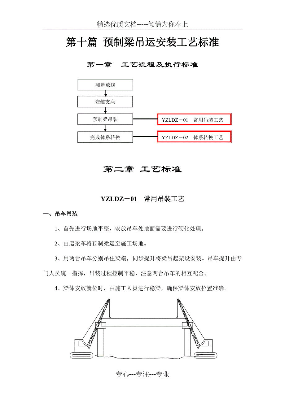 预制梁吊装(共11页)_第1页