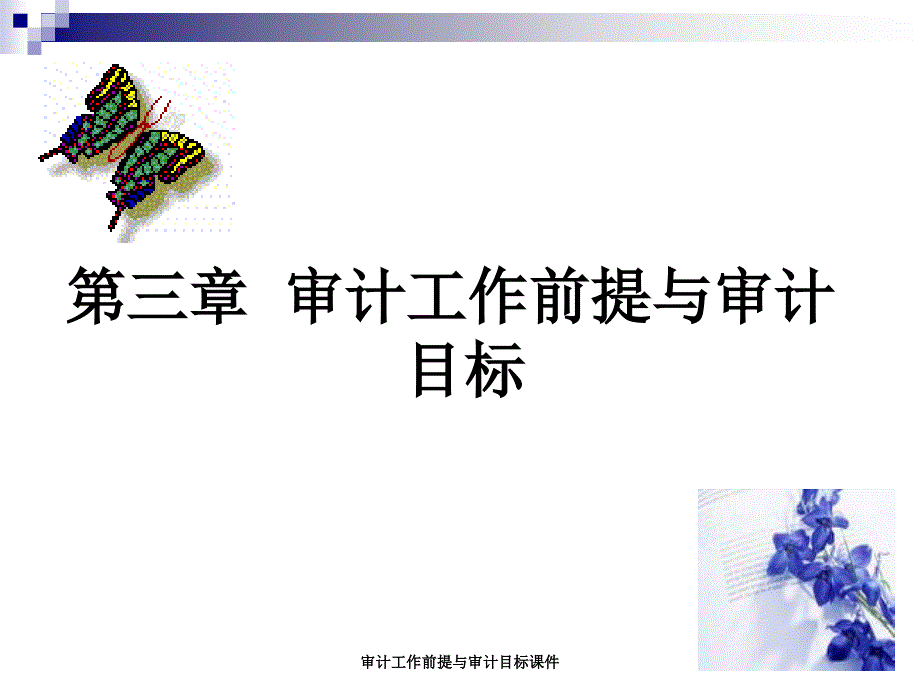 审计工作前提与审计目标课件_第1页