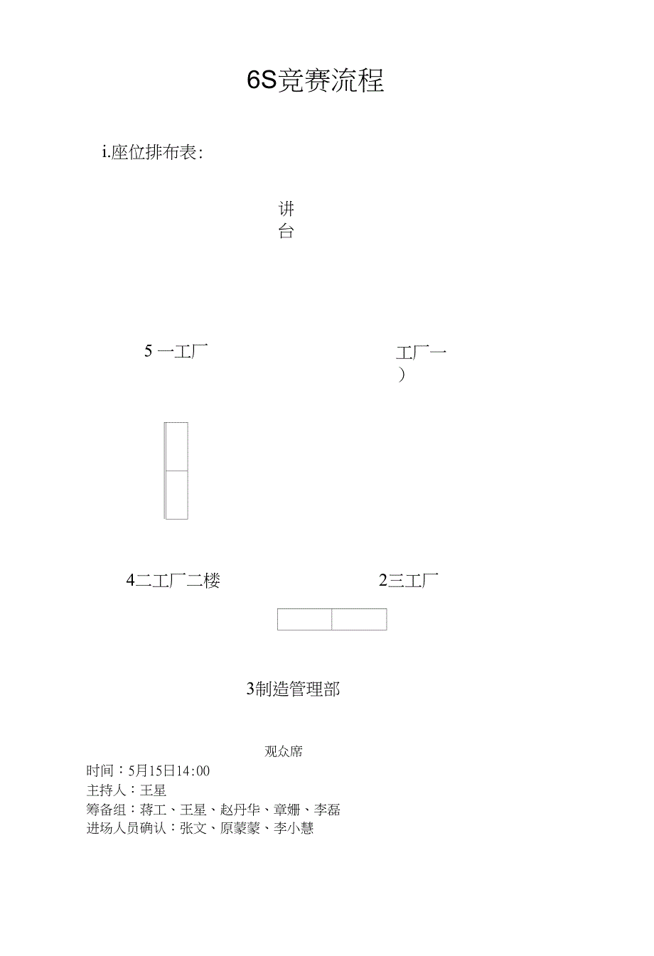 6S知识竞赛流程_第1页