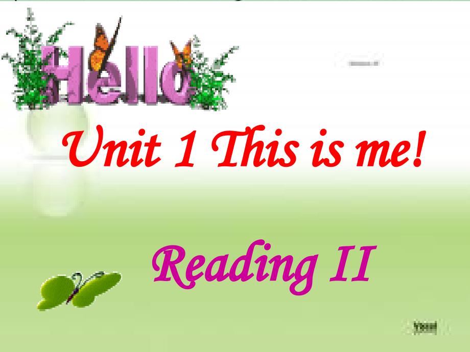 译林版英语初一上册-Unit 1 This is me Reading 2初一7A课堂与练习（牛津）_第1页