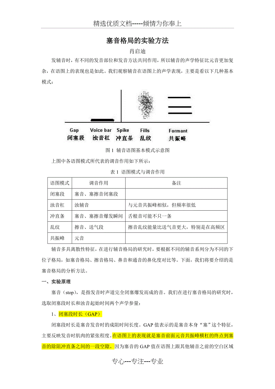 塞音格局的实验方法(共17页)_第1页