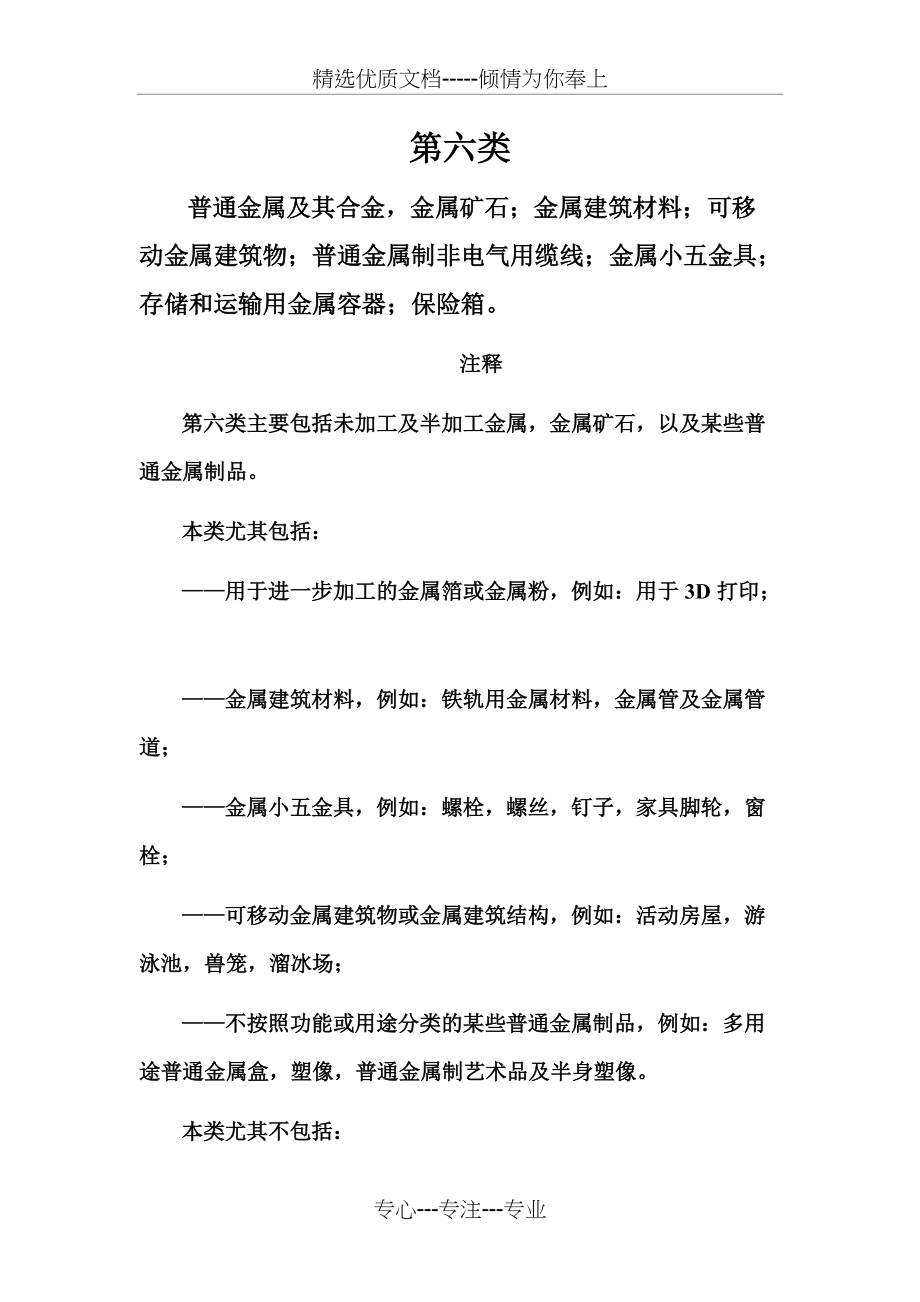 商标分类第6类(共9页)_第1页