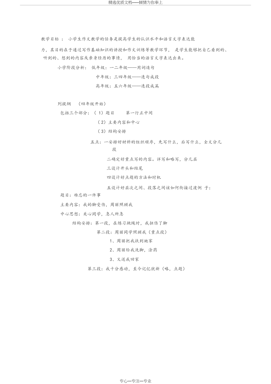 小学作文大纲(总8页)_第1页