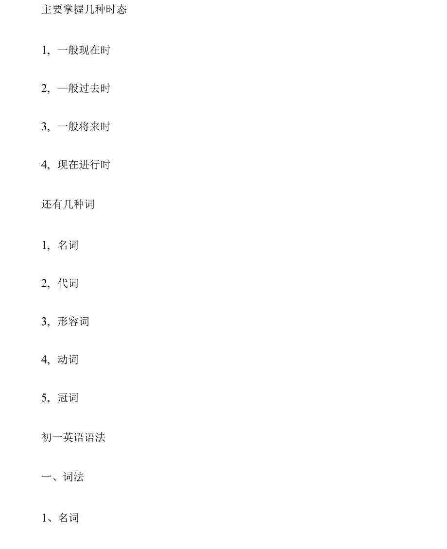 （可编）初一英语语法及常考知识点总结.docx_第1页