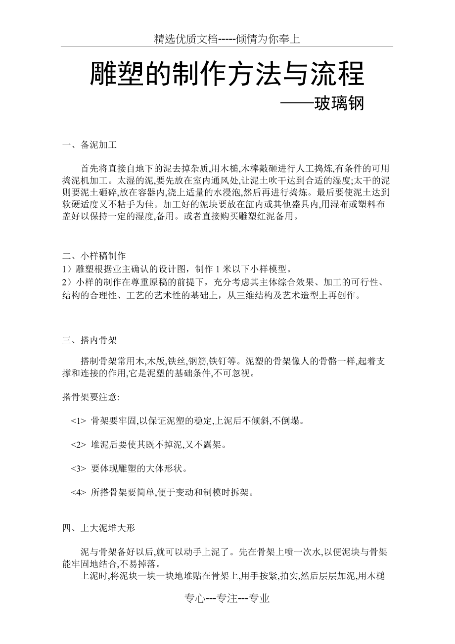 雕塑的制作方法与流程(共3页)_第1页