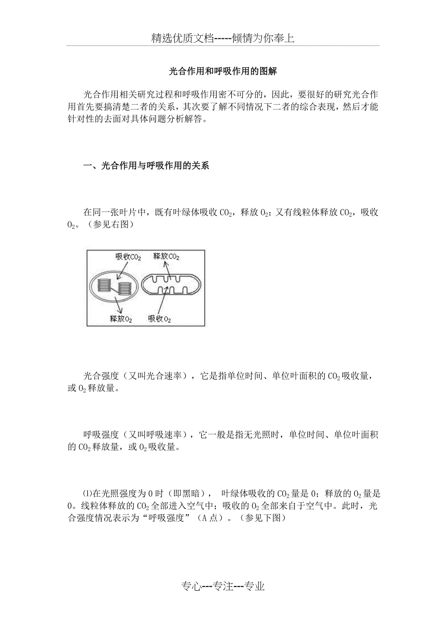 光合作用和呼吸作用的图解(共13页)_第1页