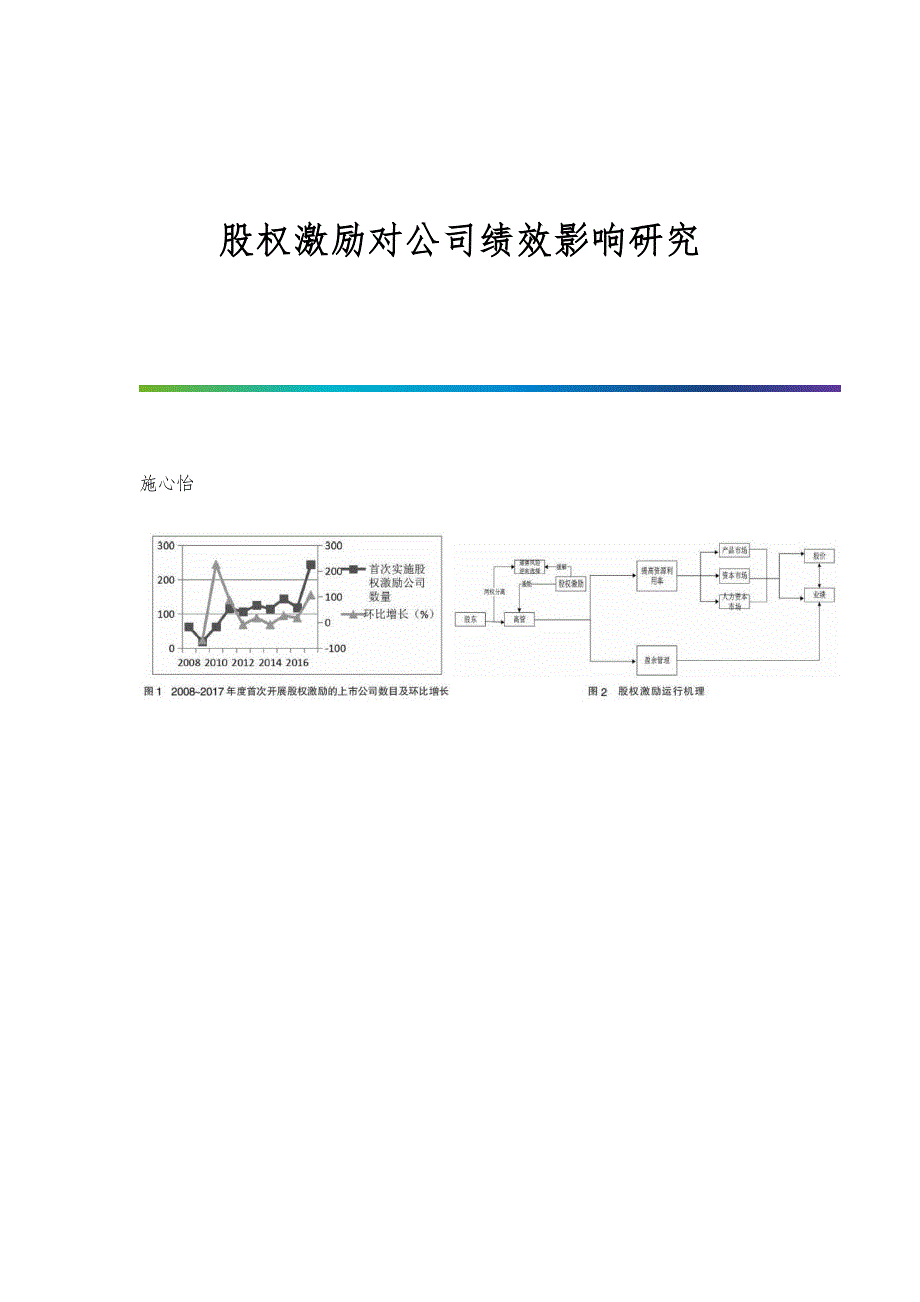 股权激励对公司绩效影响研究_第1页