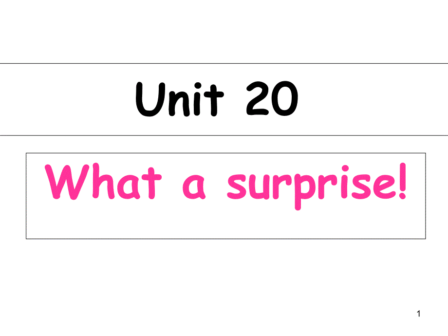 新概念英语青少版1B Unit20（课堂PPT）_第1页