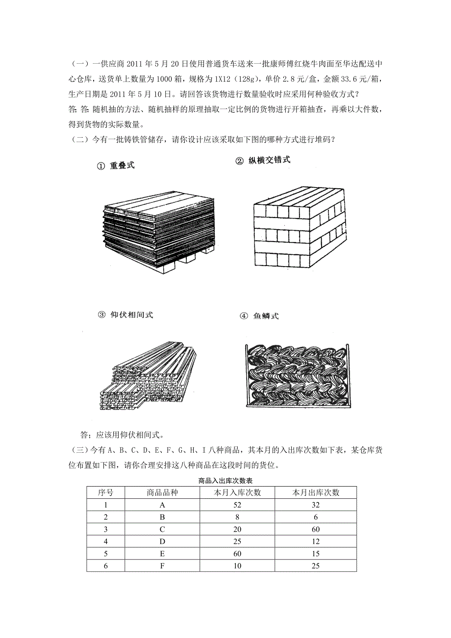 仓储实训题目(储位分配单)_第1页