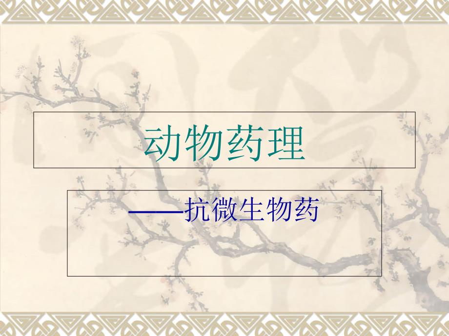 5磺胺药与抗菌增效剂v电子教案_第1页