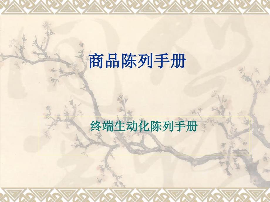 终端生动化陈列手册(共38页)_第1页