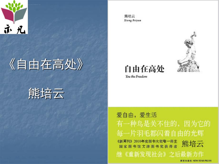 《自由在高处》解析ppt课件_第1页