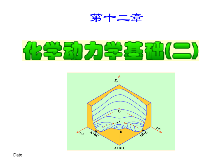 化学动力学基础二教学材料_第1页
