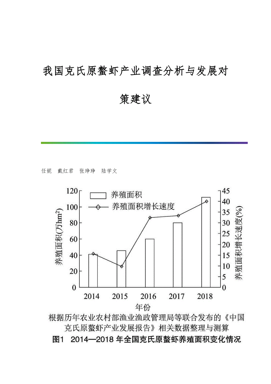 我国克氏原螯虾产业调查分析与发展对策建议_第1页