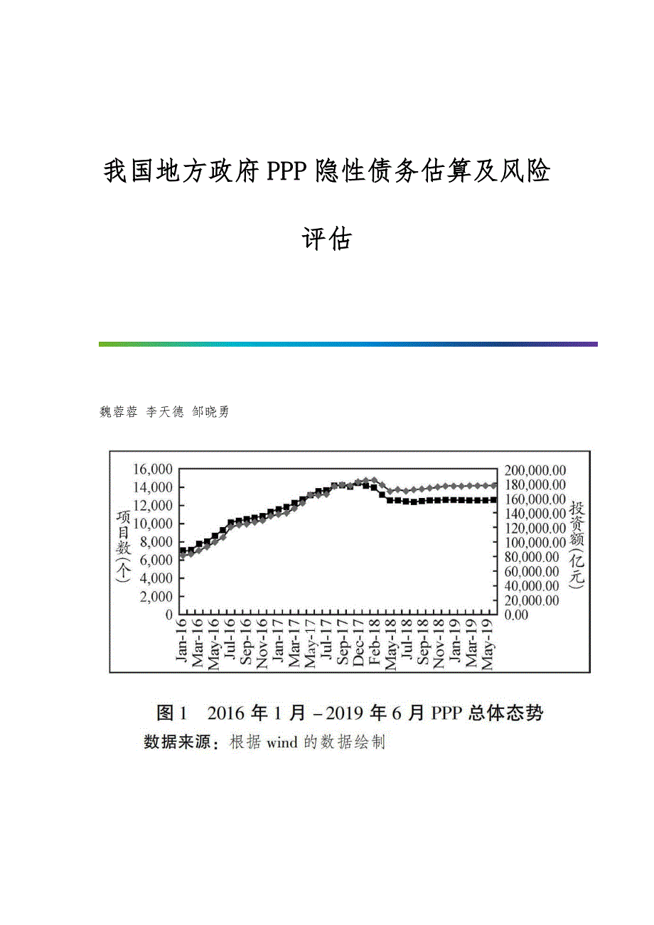 我国地方政府PPP隐性债务估算及风险评估_第1页