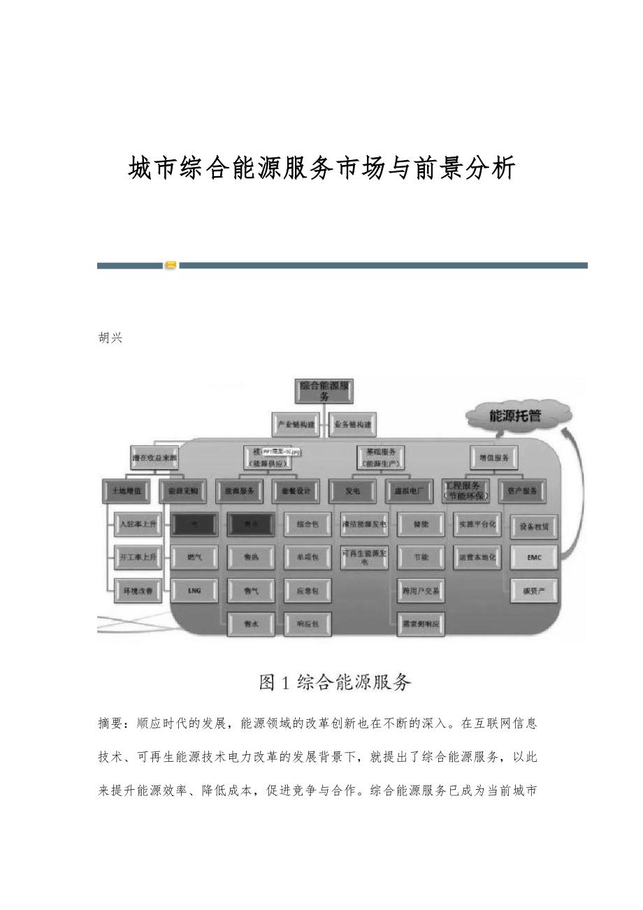 城市综合能源服务市场与前景分析_第1页