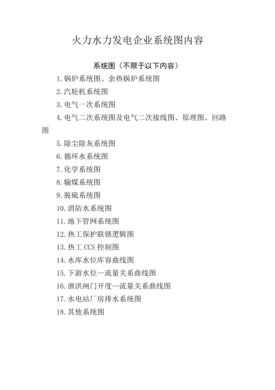 火力水力发电企业系统图内容_第1页