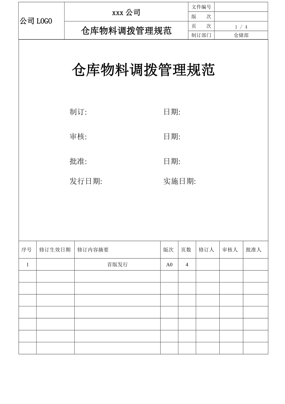 32.仓库物料调拨管理（三阶&仓储部）指导培训_第1页