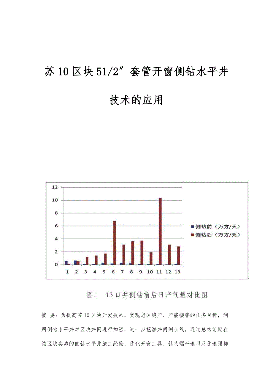 苏10区块51-2〞套管开窗侧钻水平井技术的应用_第1页