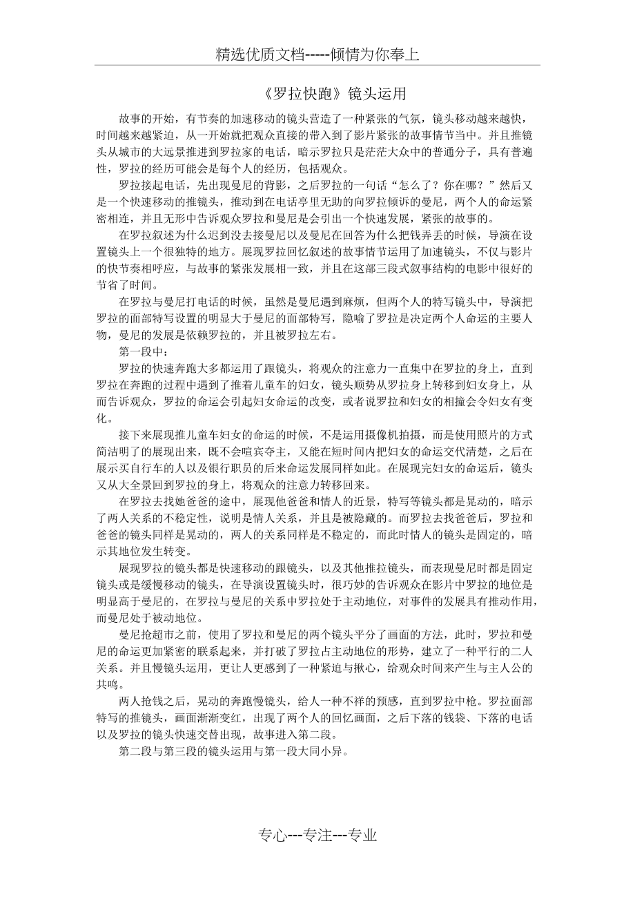 《罗拉快跑》镜头分析(共1页)_第1页