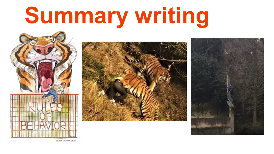 高三英语写作教学-新闻评论概要写作(公开课)（课堂PPT）_第1页