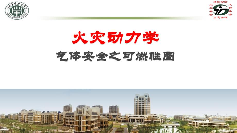 大学课程《火灾动力学》PPT课件：理论可燃性图_第1页