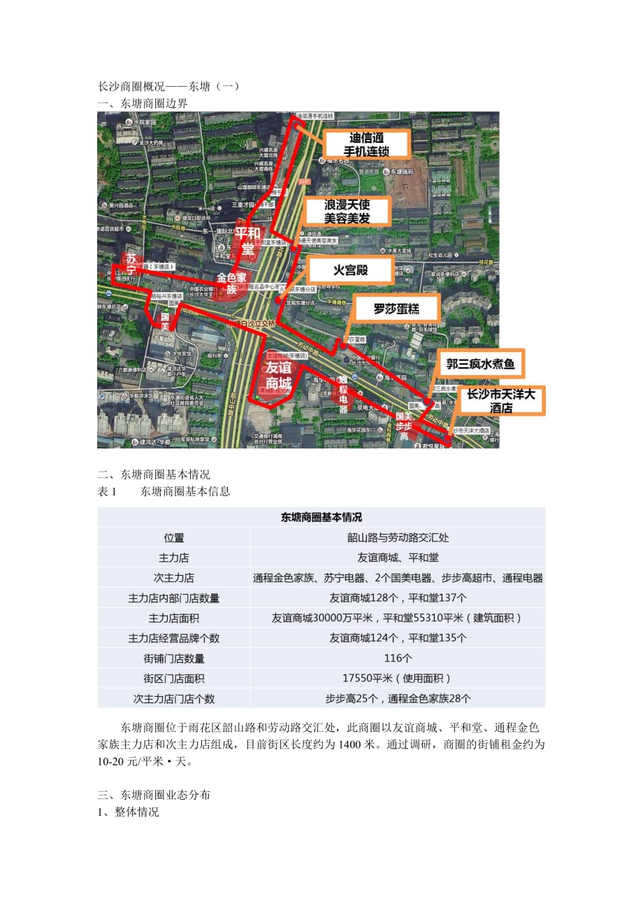 长沙商圈概况东塘（上篇）_第1页