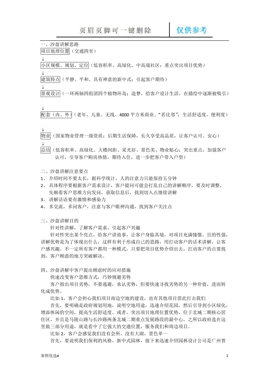 沙盘说辞【精制研究】_第1页