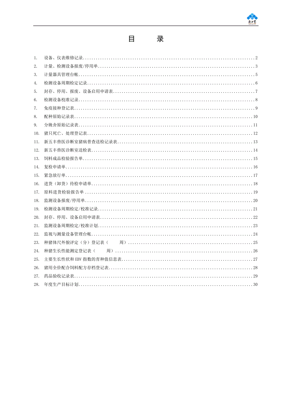 [精选]生产技术类制度化文件表格汇编_第1页