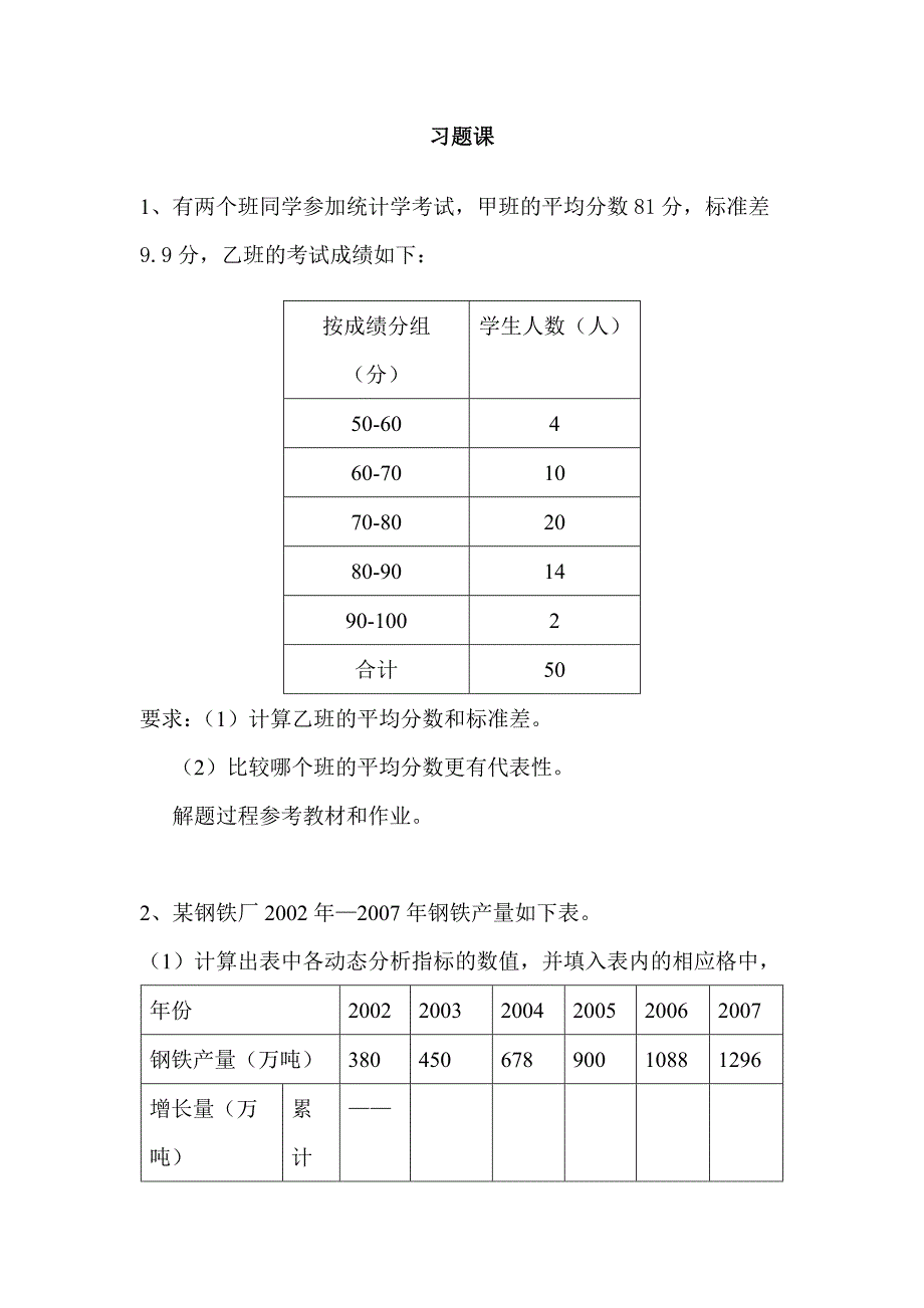 期末考试复习-统计学14页_第1页