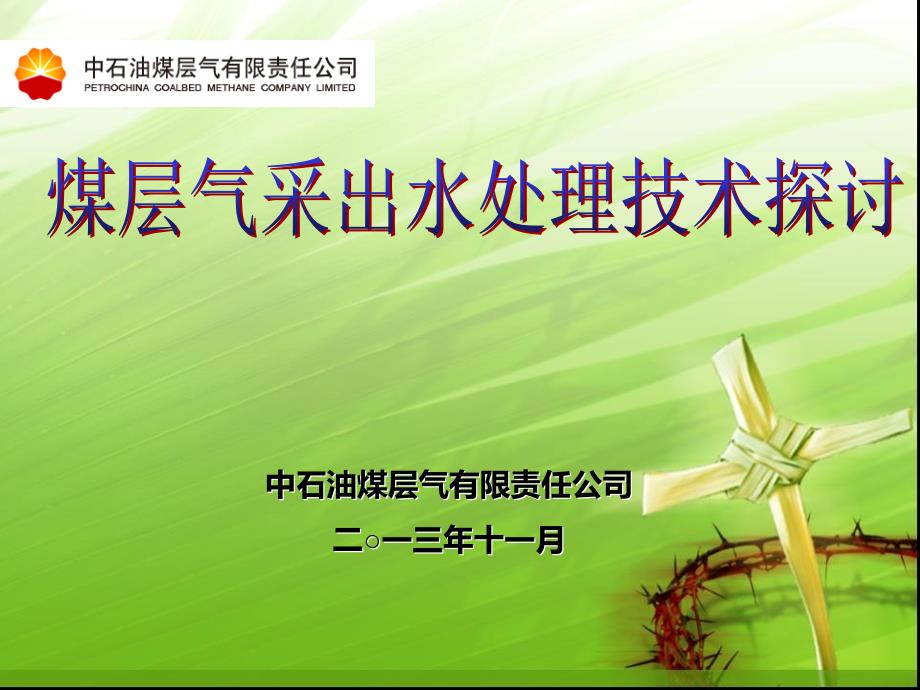 煤层气采出水处理技术分析汇报【谷风研究】_第1页