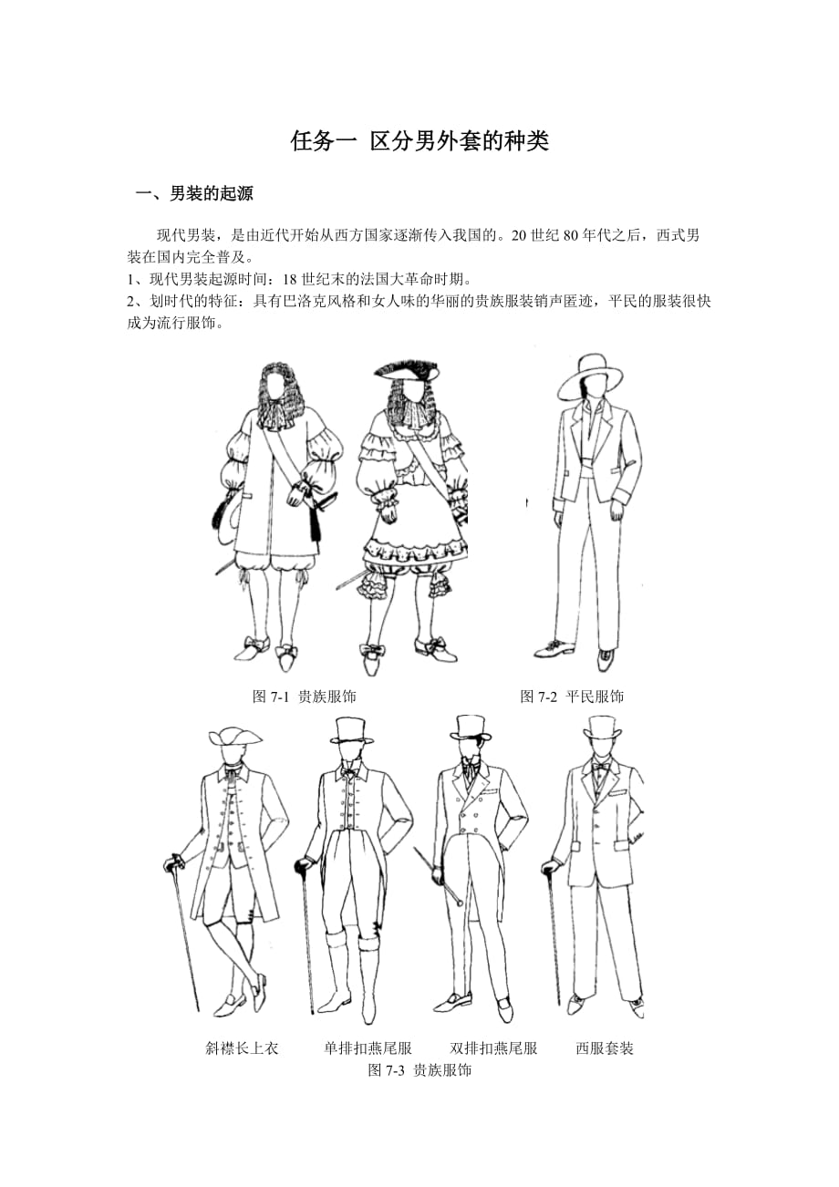 男外套的种类5页_第1页
