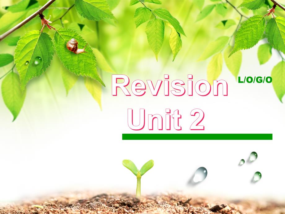 四年级上册英语课件 Unit2 第二单元复习课 冀教版_第1页