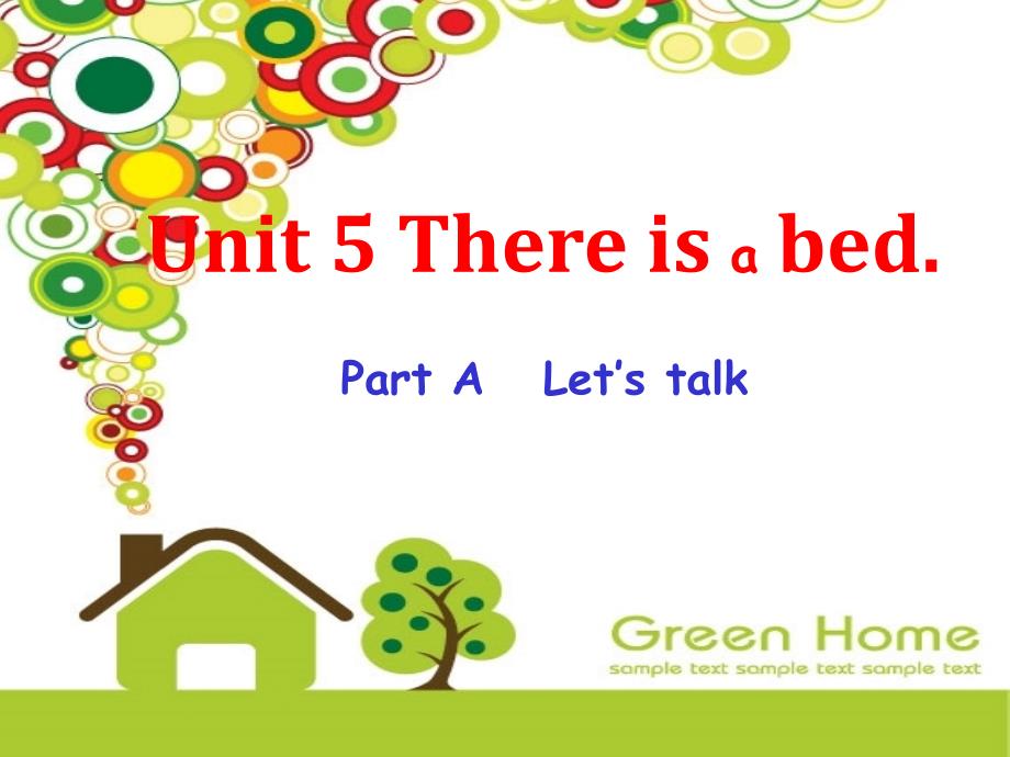 五年级上册英语课件-Unit 5 There is a bedA lets talk 人教 （PEP）_第1页