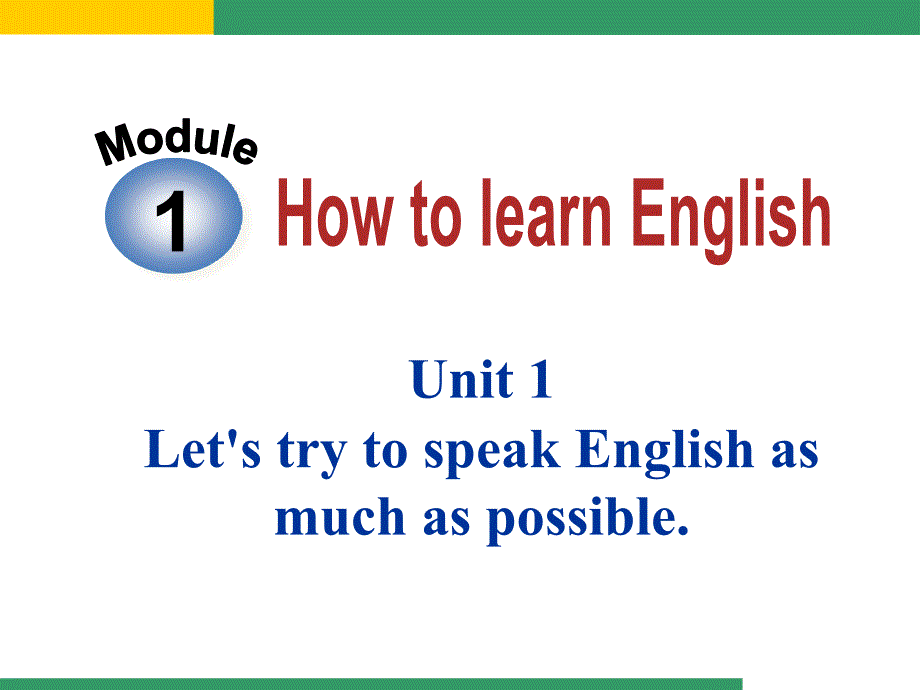 外研版英语八年级上册 Module1 Unit1 知识点 (共16张PPT)_第1页