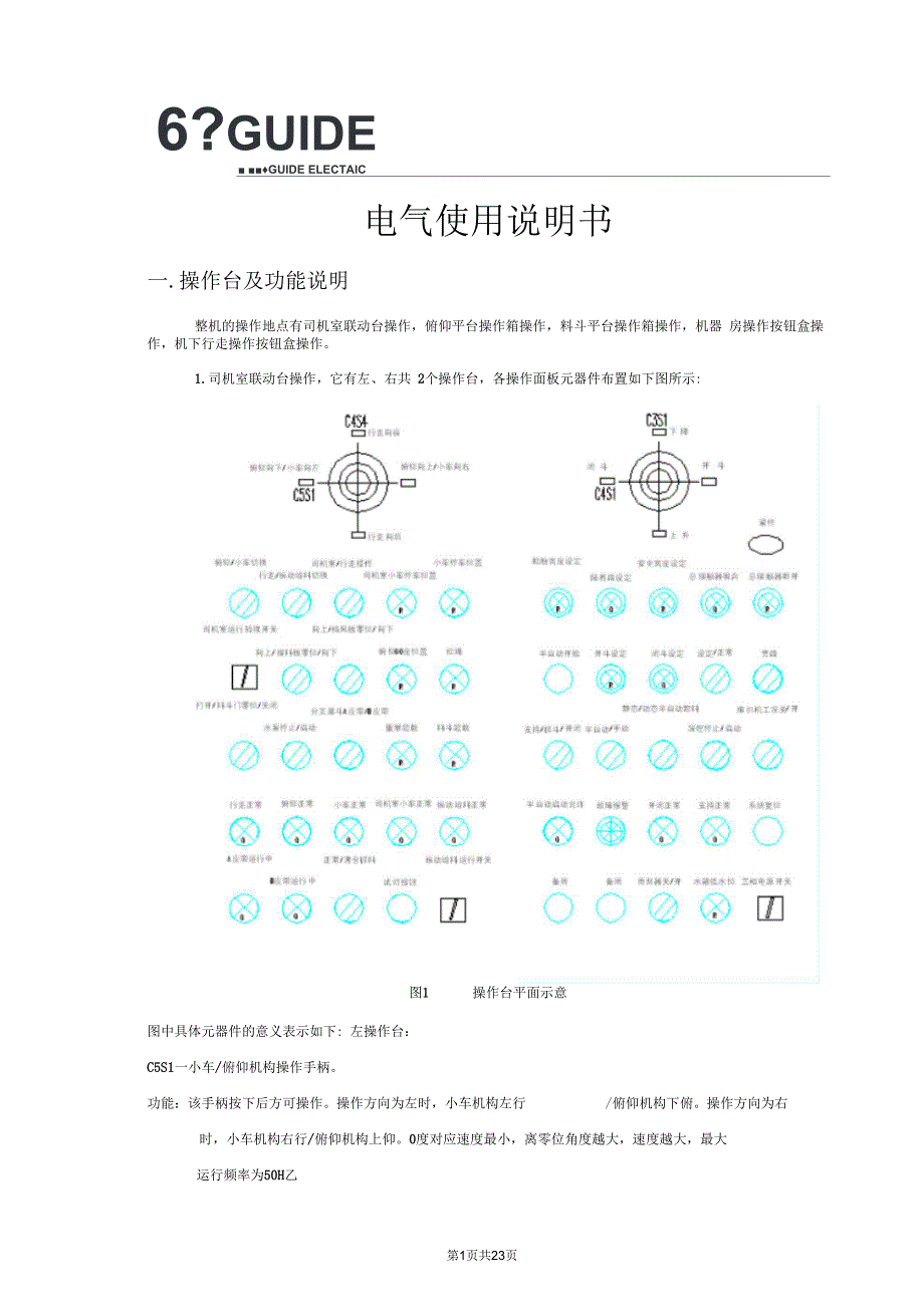 电厂450T卸船机使用说明书解读_第1页