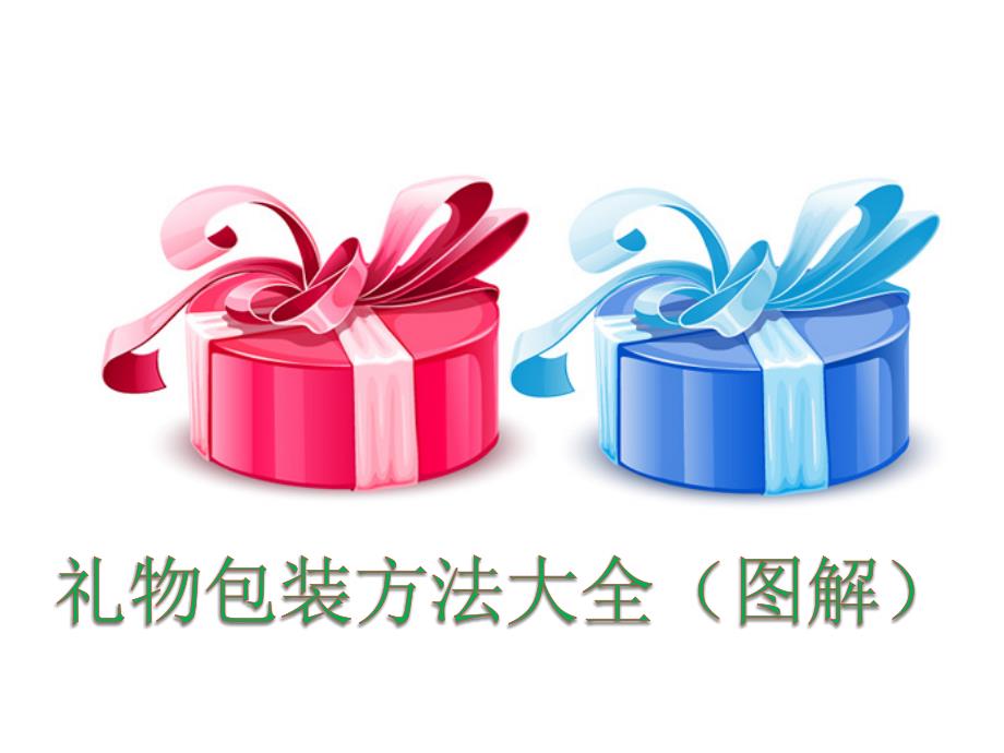 [精选]礼物包装方法大全(图解)_第1页