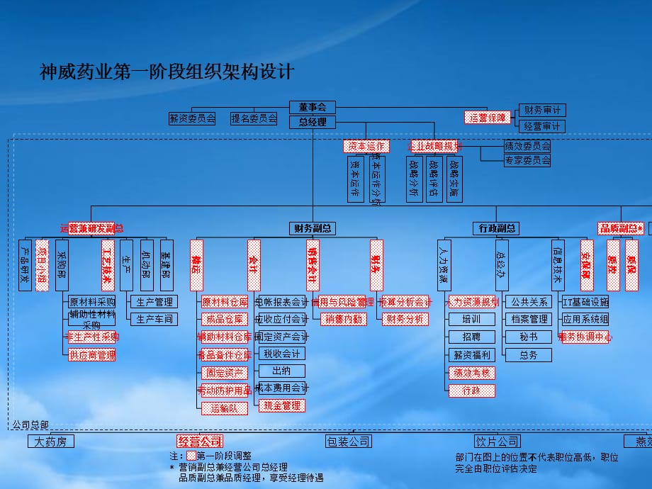 [精选]神威药业组织架构设计图_第1页