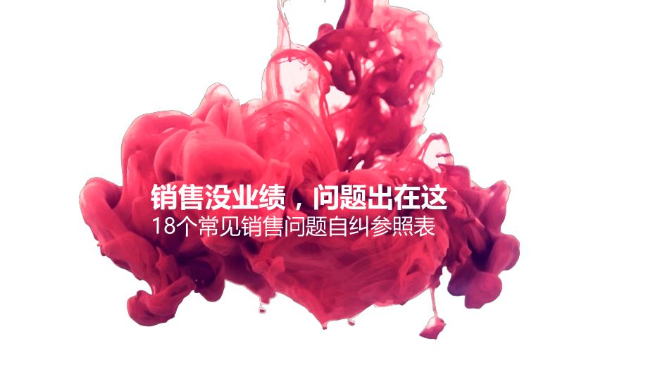【参考】销售的18个问题自查自纠_第1页