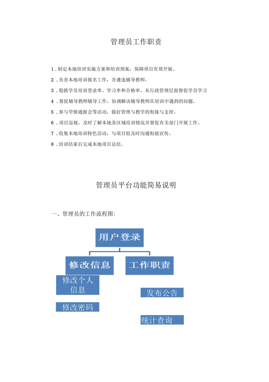 管理员职责及操作手册_第1页