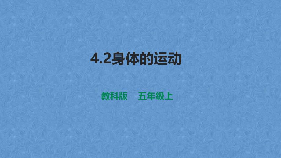 身体的运动 课件_第1页