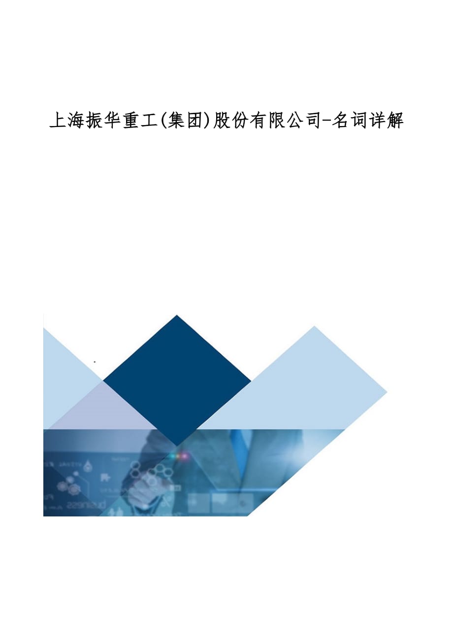 上海振华重工(集团)股份有限公司-详解_第1页