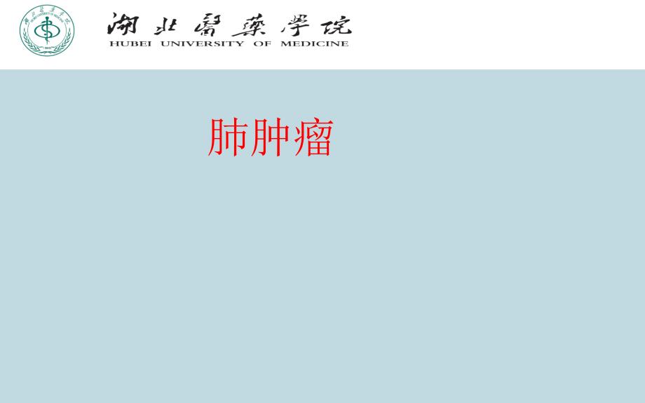 医学影像学：肺肿瘤_第1页