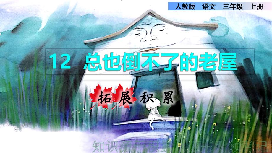 总也倒不了的老屋拓展积累课件_第1页