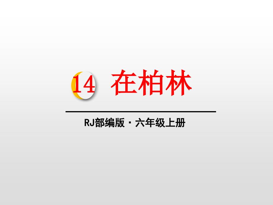人教部编版六年级语文上册在柏林_第1页