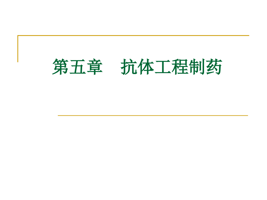 生物制药工程：第五章 抗体工程制药_第1页